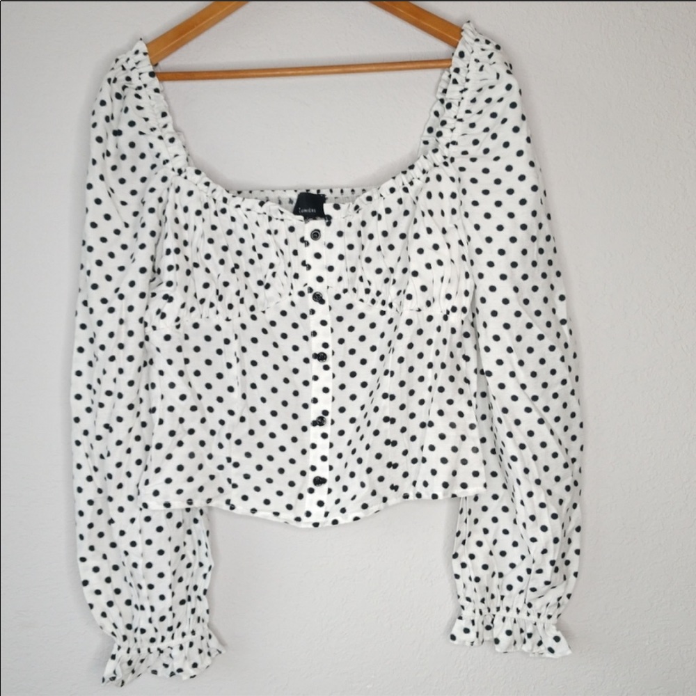 Lumiere Polka Dot Top (M)